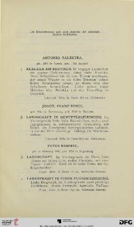 [Oelgemälde alter Meister] (Nr. 1-102)