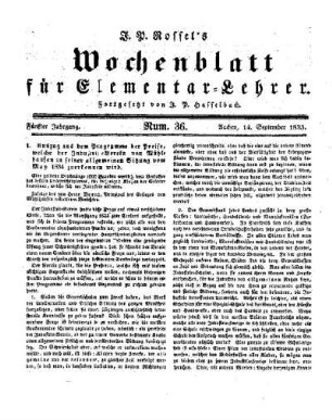 Auszug aus dem Programme der Preise, welche der Industrie-Verein von Mühlhausen in seiner allgemeinen Sitzung vom May 1834 zuerkennen wird