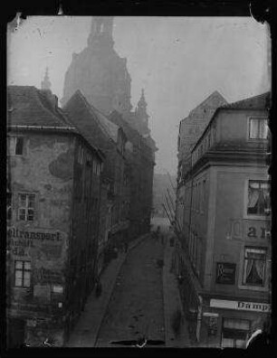 Ohne Titel (Dresden, Blick von den Brühlschen Terassen auf die Frauenkirche)