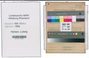 Entnazifizierung Ludwig Hensen , geb. 20.03.1904 (Kaufmann)