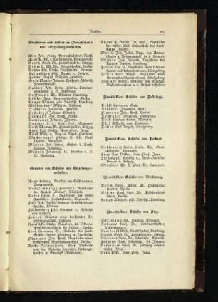Unmittelbare Schüler von Stoy