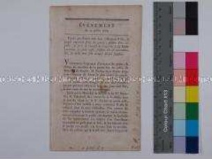 Gravures historiques des Jean-François Janinet - Bericht über die Ergreifung des Finanzkontrolleurs Foulon und seine Hinrichtung durch das Volk