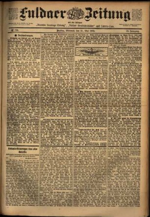 Ausgabe vom Mittwoch, den 21. Mai 1902.