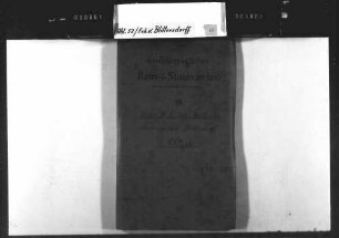 Geschäftsjournal der badischen Bundestagsgesandtschaft