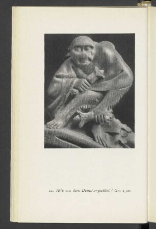 11. Affe aus dem Domchorgestühl Um 1300