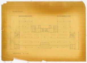 Warenhaus: Grundriss EG M 1:100