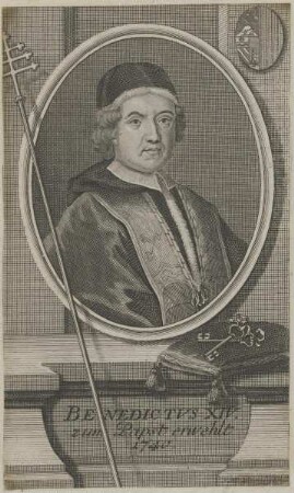 Bildnis von Papst Benedictvs XIV.