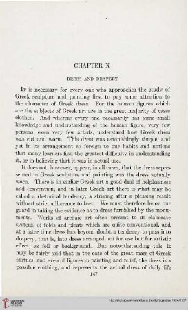 Chapter X: Dress and drapery
