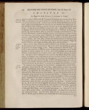 Chapitre IV. Le Regne de Shah Abbas I. surnommé le Grand.