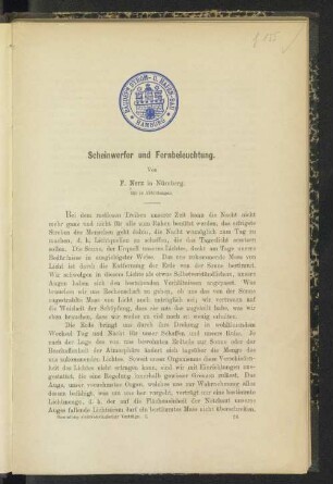 Scheinwerfer und Fernbeleuchtung