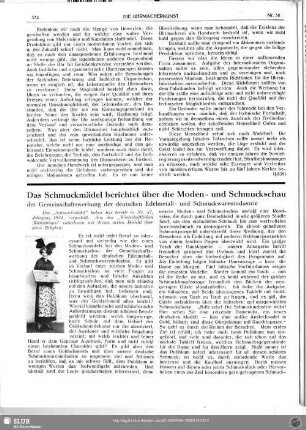 Das Schmuckmädel berichtet über die Moden- und Schmuckschau der Gemeinschaftswerbung der deutschen Edelmetall- und Schmuckwarenindustrie