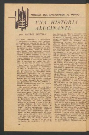 Una historia alucinante : Procesos que apasionaron al mundo