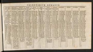 Calendarium Romanum