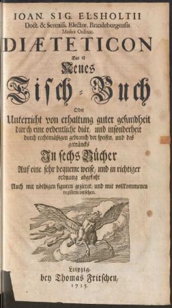 Diaeteticon Das ist Neues Tisch-Buch ...