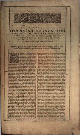 Divi Joannis Chrysostomi ... opera omnia, 5