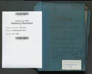 Müller-Herrings; Paul, Bergassessor; Prüfungs- u. Personalakten Band 1 (Ausarbeitungen)