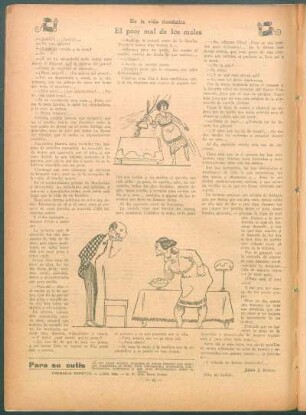 De la vida doméstica : El peor mal de los males