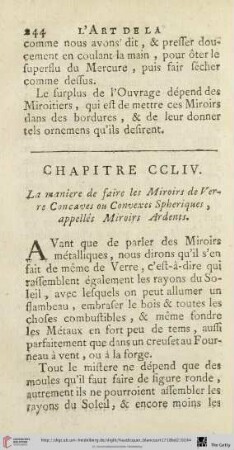 Chapitre CCLIV