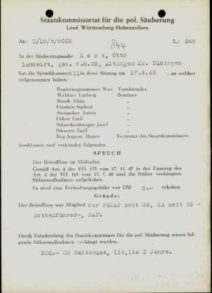 Renz, Otto