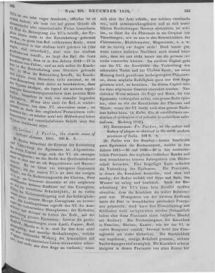 Parkin, J.: On the remote cause of Epidemic Diseases. London 1841