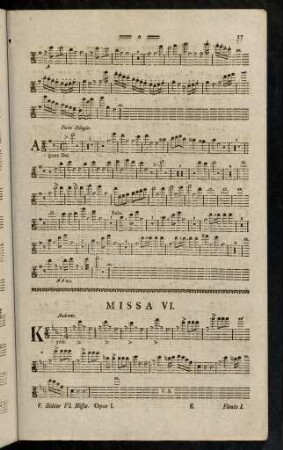 17-20, Missa VI.