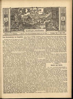 Ausgabe vom Sonntag, den 05. Juli 1908.