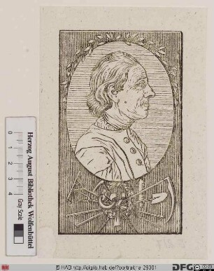 Bildnis Jacob Gujer, gen. Kleinjogg (Chlijogg)