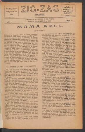 1921,1,31: año 1, núm. 31 (diciembre 15 de 1921)