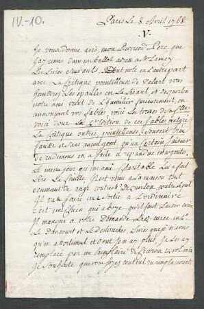[Brief von Joseph-Gérard Barbou an François-Joseph Terrasse Desbillons]