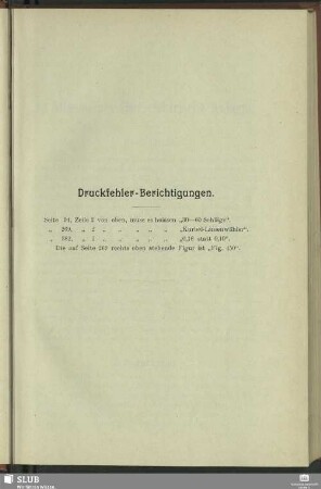 Druckfehler-Berichtigungen