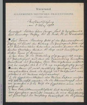 Protokoll Vorstandssitzung