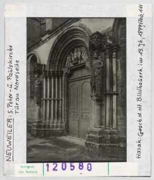Neuweiler (Elsaß): S. Peter- und Paulskirche, Portal Nordseite