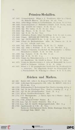 Zeichen und Marken (Nr. 686-702)