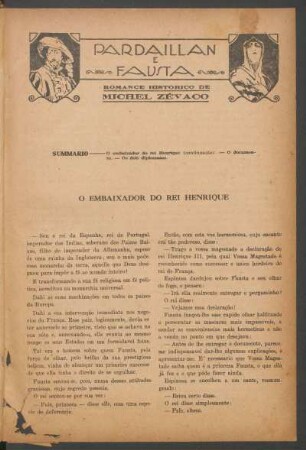 Pardaillan e Fausta : Romance histórico