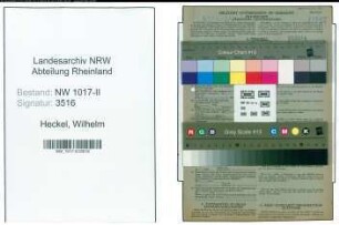 Entnazifizierung Wilhelm Heckel , geb. 14.12.1909 (Lagerverwalter)