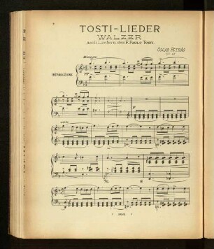 Tosti-Lieder. Walzer.