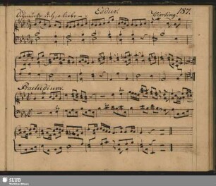 Vierling, Johann Gottfried: Schmücke dich...; Es dur.