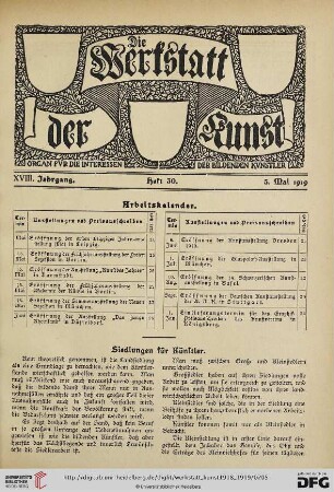18: Siedlungen für Künstler