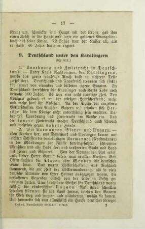 9. Deutschland unter den Karolingern