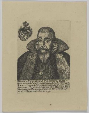 Bildnis des Matthias Kemnitz