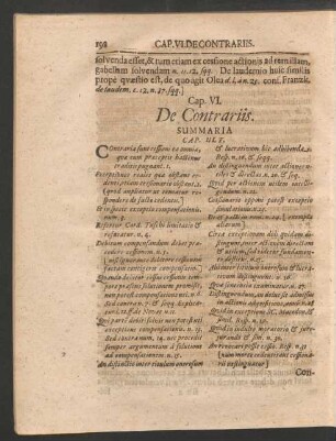 Caput VI. De Contrariis.