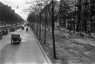 Berlin: Baubeginn; Bismarckstraße Ecke Wilmersdorferstraße