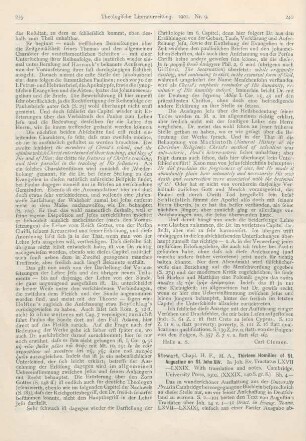 240-241 [Rezension] Stewart, H. F., Thirteen Homilies of St. Augustine on St. John XIV