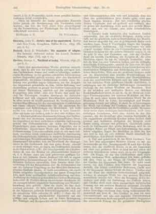 443-445 [Rezension] Donald, E., The expansion of religion