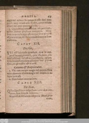 Caput XII. De Ubi.