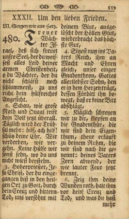 XXXII. Um den lieben Frieden.