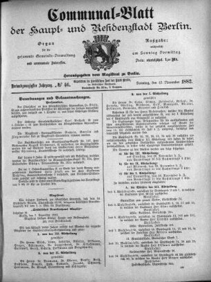 1882,46: No. 46, 12. November 1882