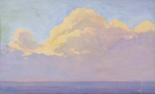 Wolken über dem Meer