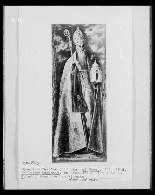 Heiliger Augustinus mit Kirchenmodell