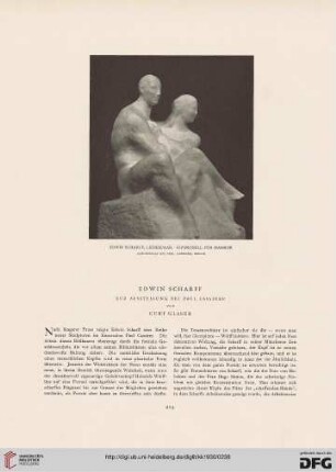 Edwin Scharff: zur Ausstellung bei Paul Cassirer